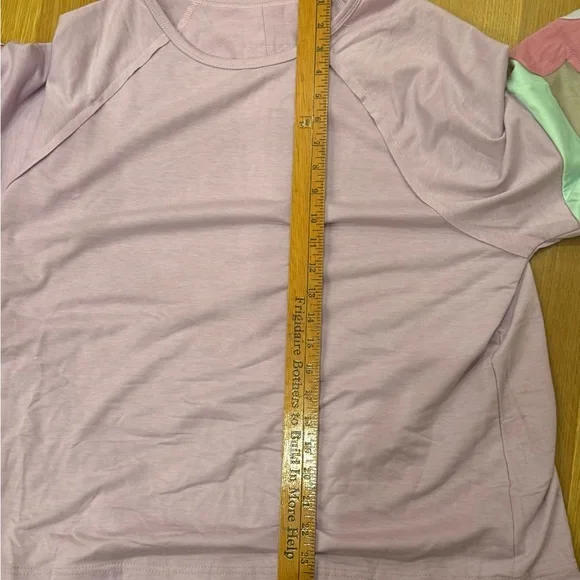 Flower Patchwork Raglan Sleeve Exposed Seam Top Cottagecore, Coquette Size L - Picture 6 of 6